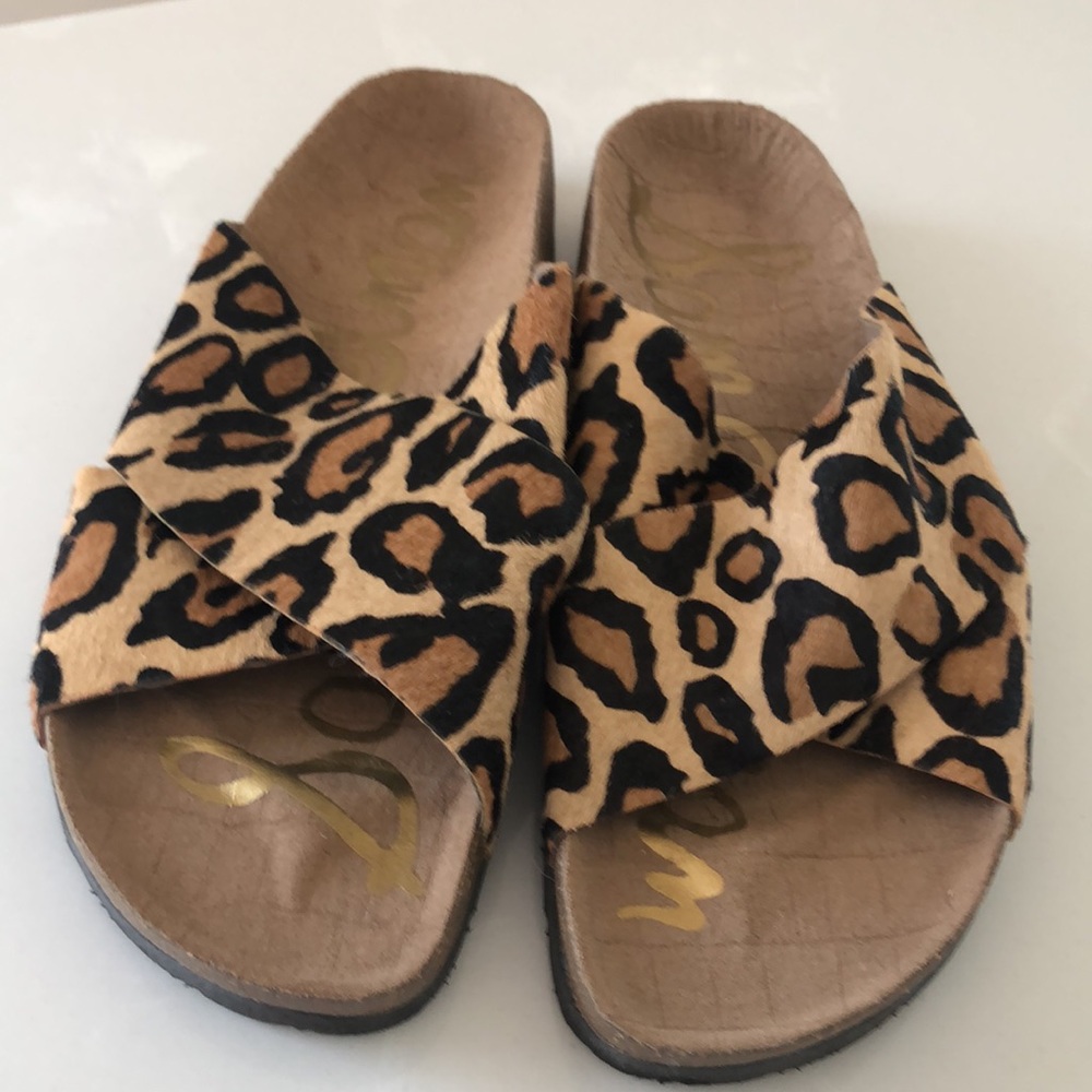 Sam Edelman NWOT animal print size 8M sandals
